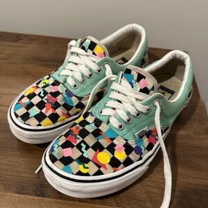 Vans Vintage Throwback Multicolor Geometric Sneakers
